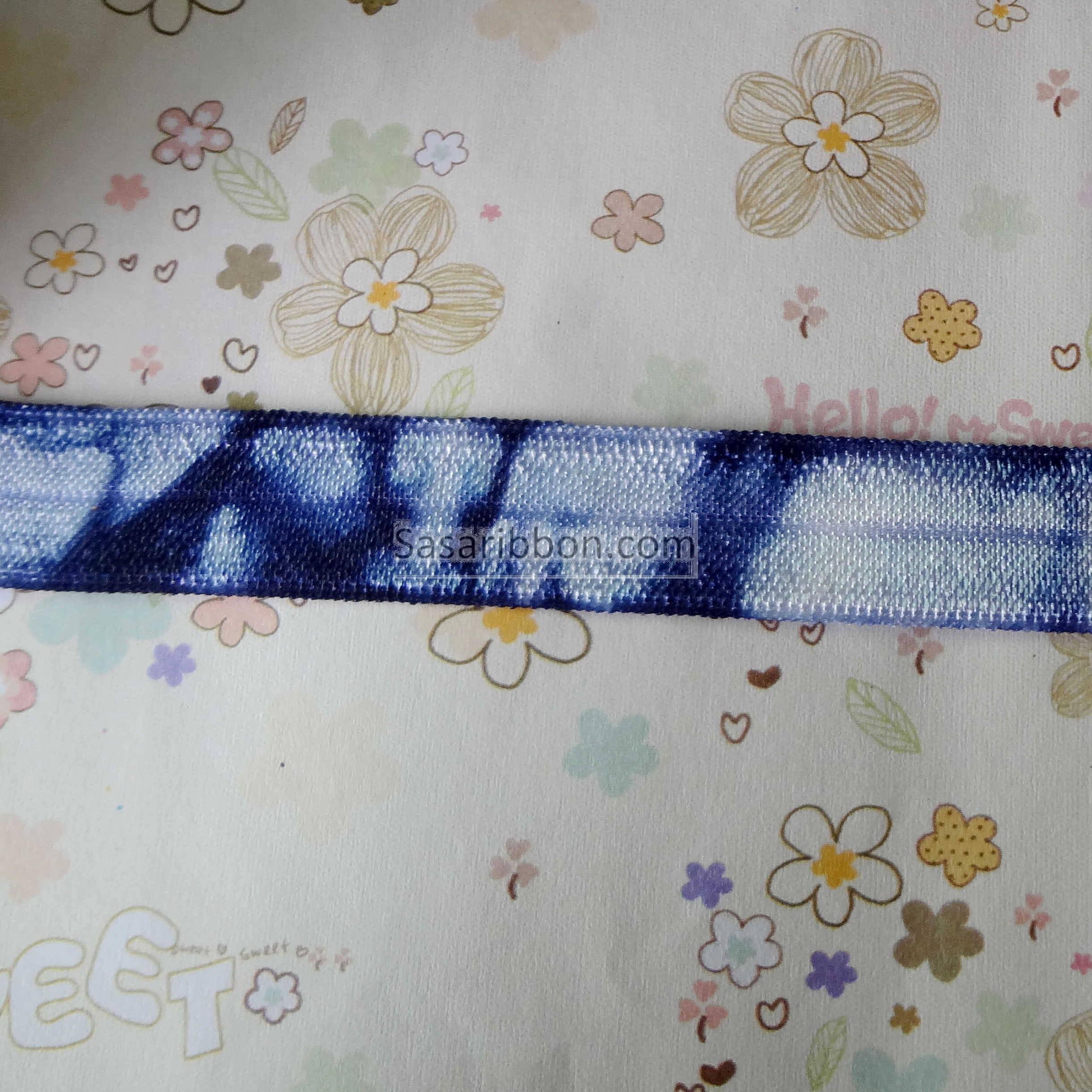 Dye Tie Elastic Ribbon