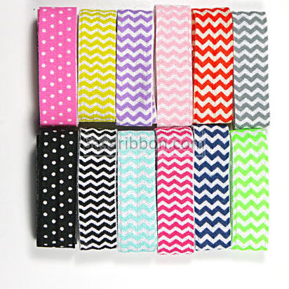 Chevron Elastic Print